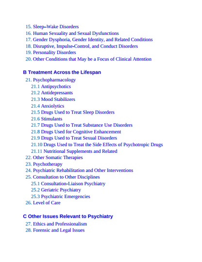 Kaplan and Sadock’s Synopsis of Psychiatry 12th edition pdf