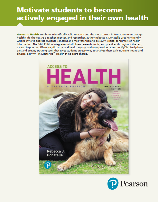 Access to Health 16th Edition PDF