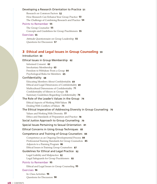 Groups: Process and Practice